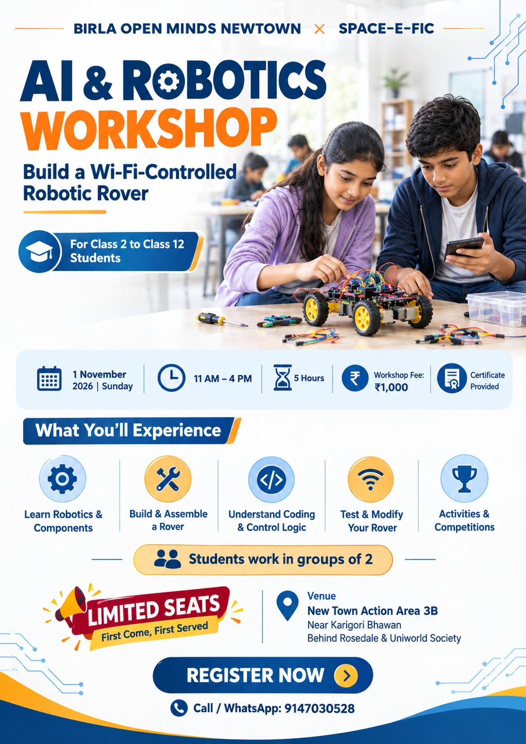 My First Robot - a workshop on Robotics